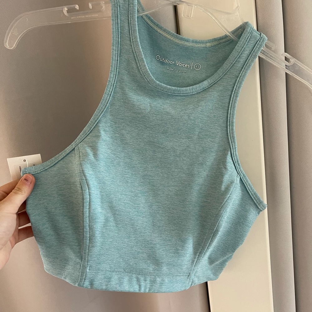 BRAND NEW WITH TAGS. Outdoor Voices Sports Bra size XS